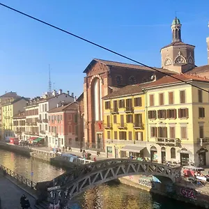 Canal View Historical , Milan Italy